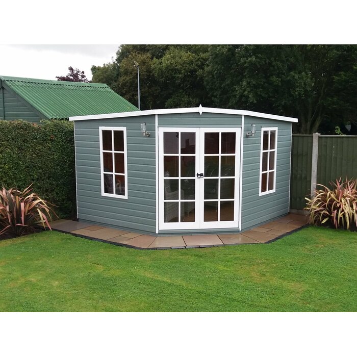 Dakota Fields 10 x 10 Ft. Shiplap Summer House & Reviews | Wayfair.co.uk